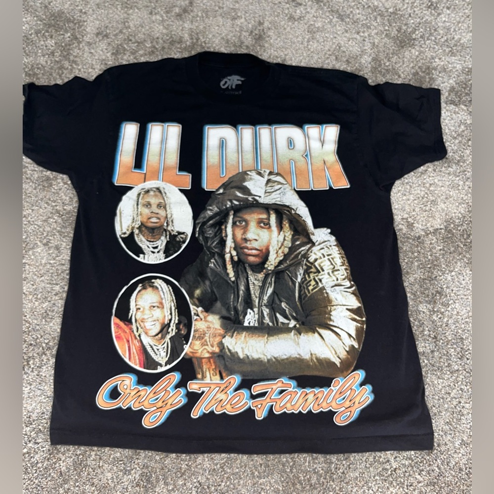 Lil Durk Only The Family Graphic Tee Men’s Size Large